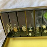 Set of 8 glass knife holders