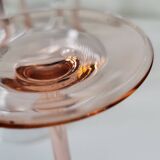 Verres à coctel rose