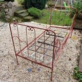 Wrought iron sofa bed nineteenth century