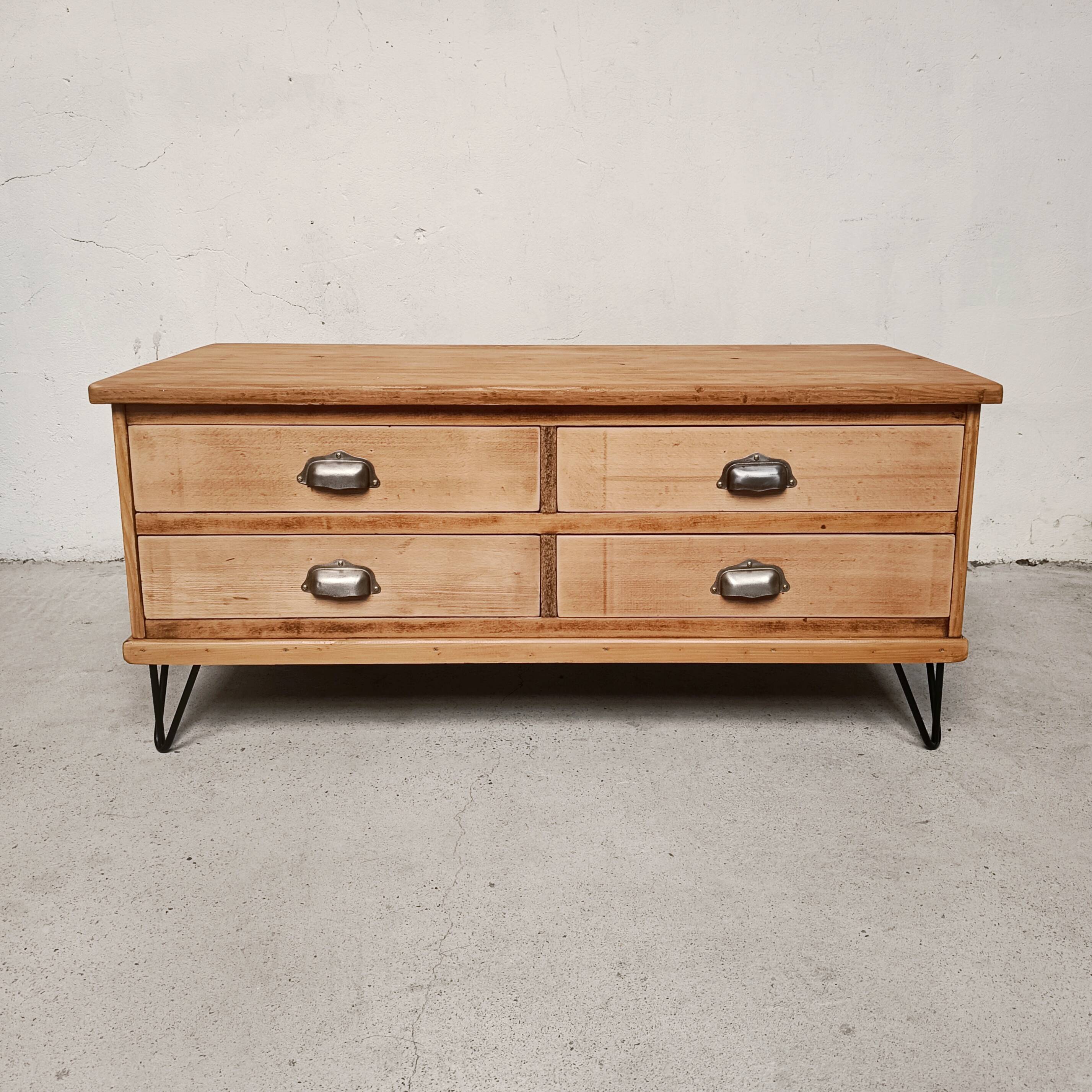 Industrial low cabinet