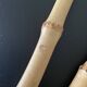 Salad servers with bamboo handles