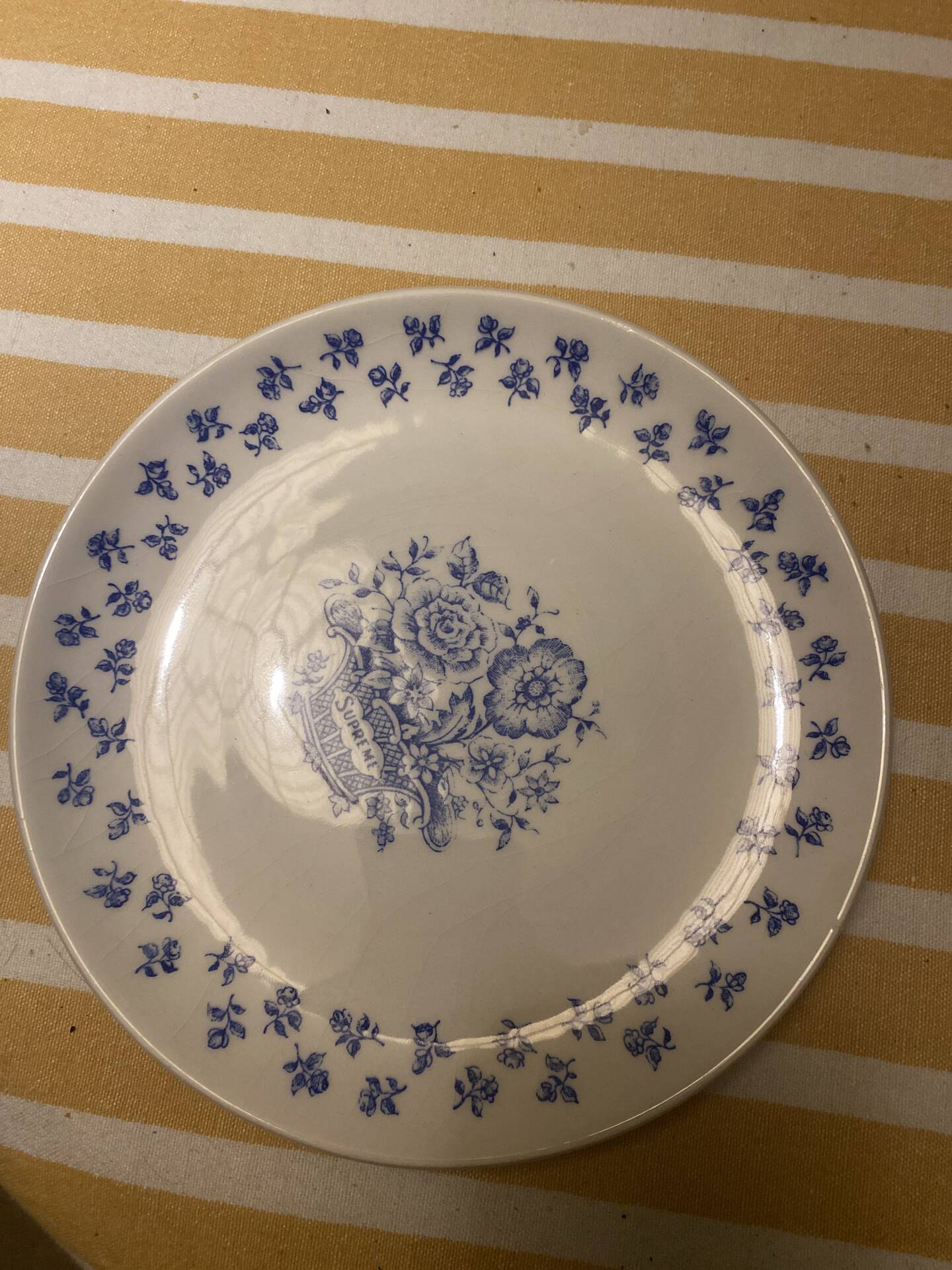 6 dessert plates Gien