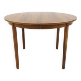 Scandinavian walnut dining table, Sweden, 1960s