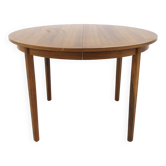 Scandinavian walnut dining table, Sweden, 1960s