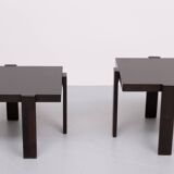 Pair nesting tables Gianfranco Frattini in style 1970s