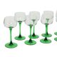 Lot de 10 verres à vin d'Alsace Vintage Luminarc Base Verte