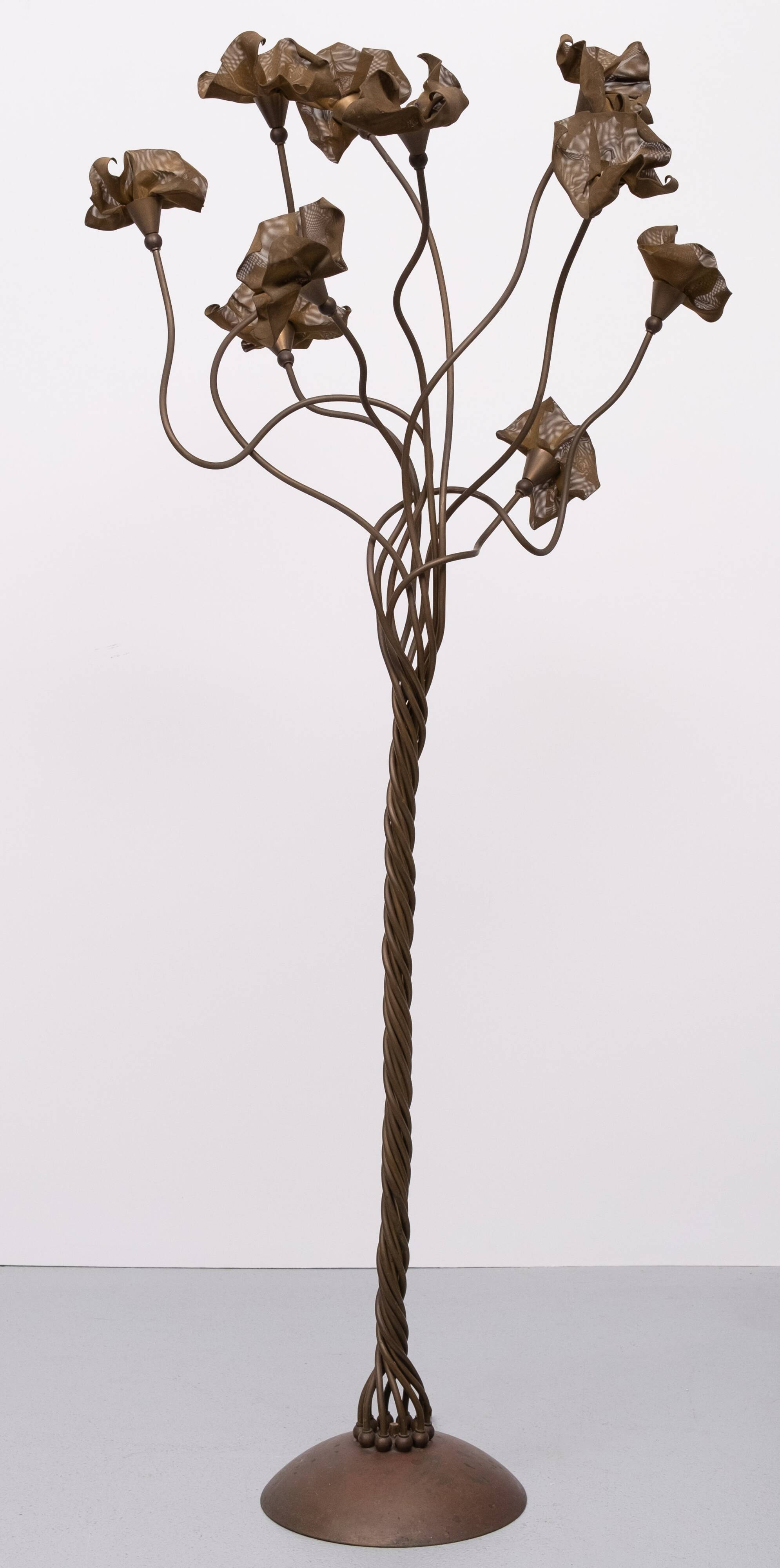 Magic Bronze Tree Floor lamp Italy 1970s