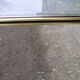 Coffee table style Pierre VANDEL, aluminium and glass beveled, 70s/80s