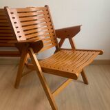 Pair of Rex Niko Kralj Folding Armchairs