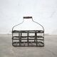Vintage metal bottle rack