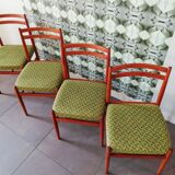 Set of 4 Czech Art Deco Chairs Ton, 1971, Up Zavody, Thonet