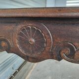 Desk called "lady's desk" / Louis XV style table in solid wood