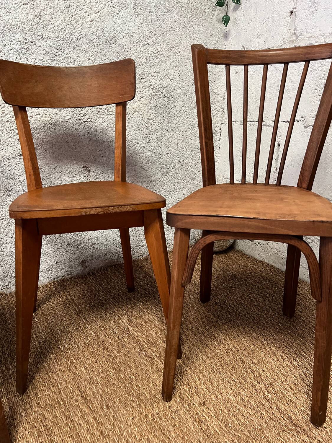 4 vintage bistro chairs