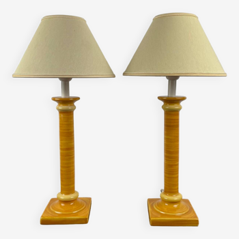 Paire de lampes Louis Drimmer
