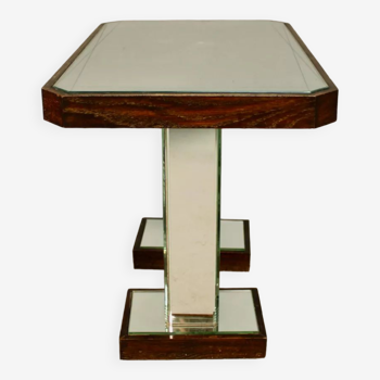 Table dessus miroir 1940 à deux pieds