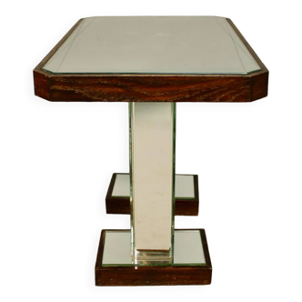 Table dessus miroir 1940 à deux pieds