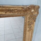 Empire trumeau mirror in wood and stucco