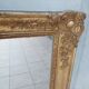Trumeau miroir Empire en bois et stuc
