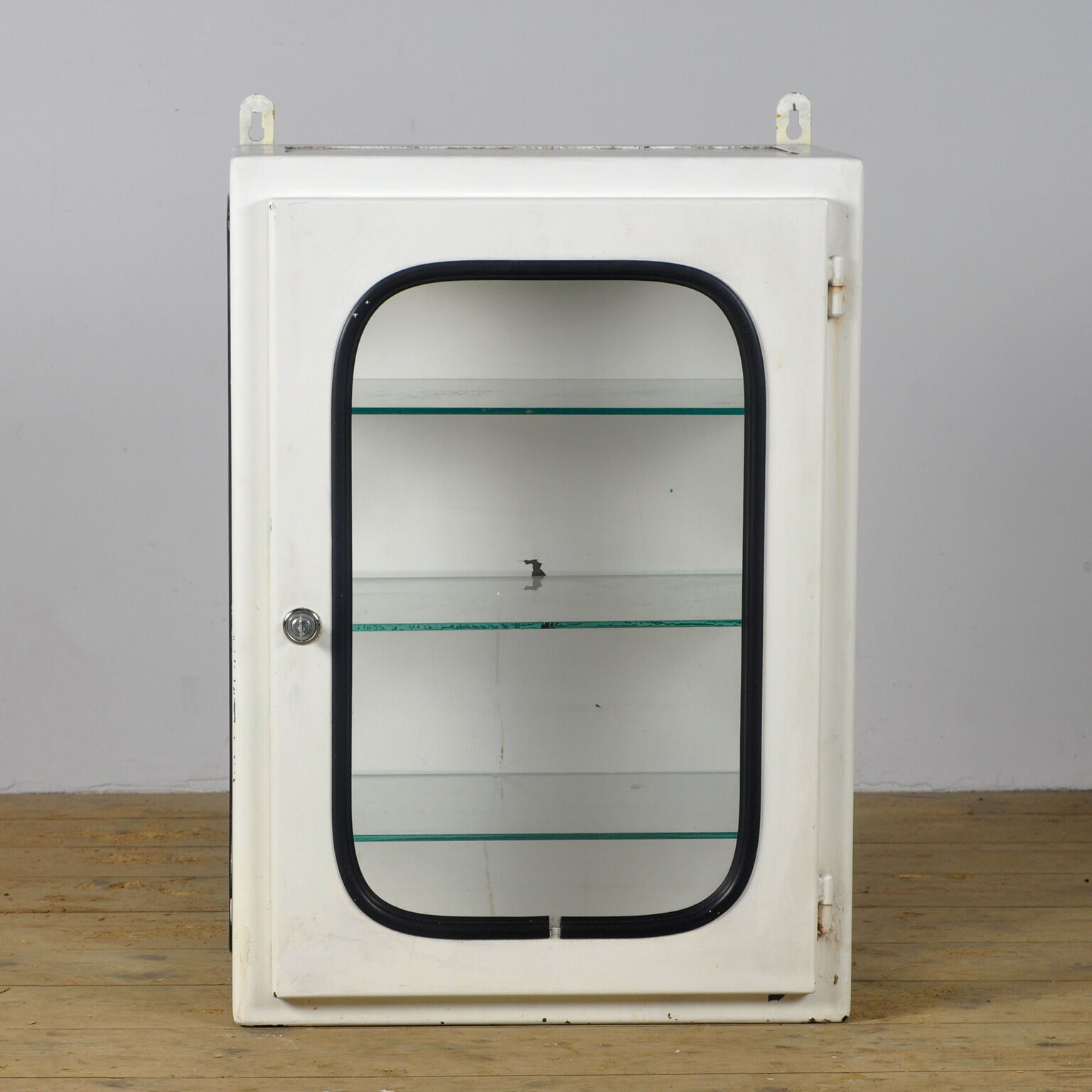 Vintage hospital medicine cabinet, 1970s