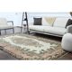 1970s Vintage Turkish Oushak Handmade Wool Cotton Beige Area Rug 179x311