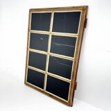 Vintage wooden window converted to a mirror