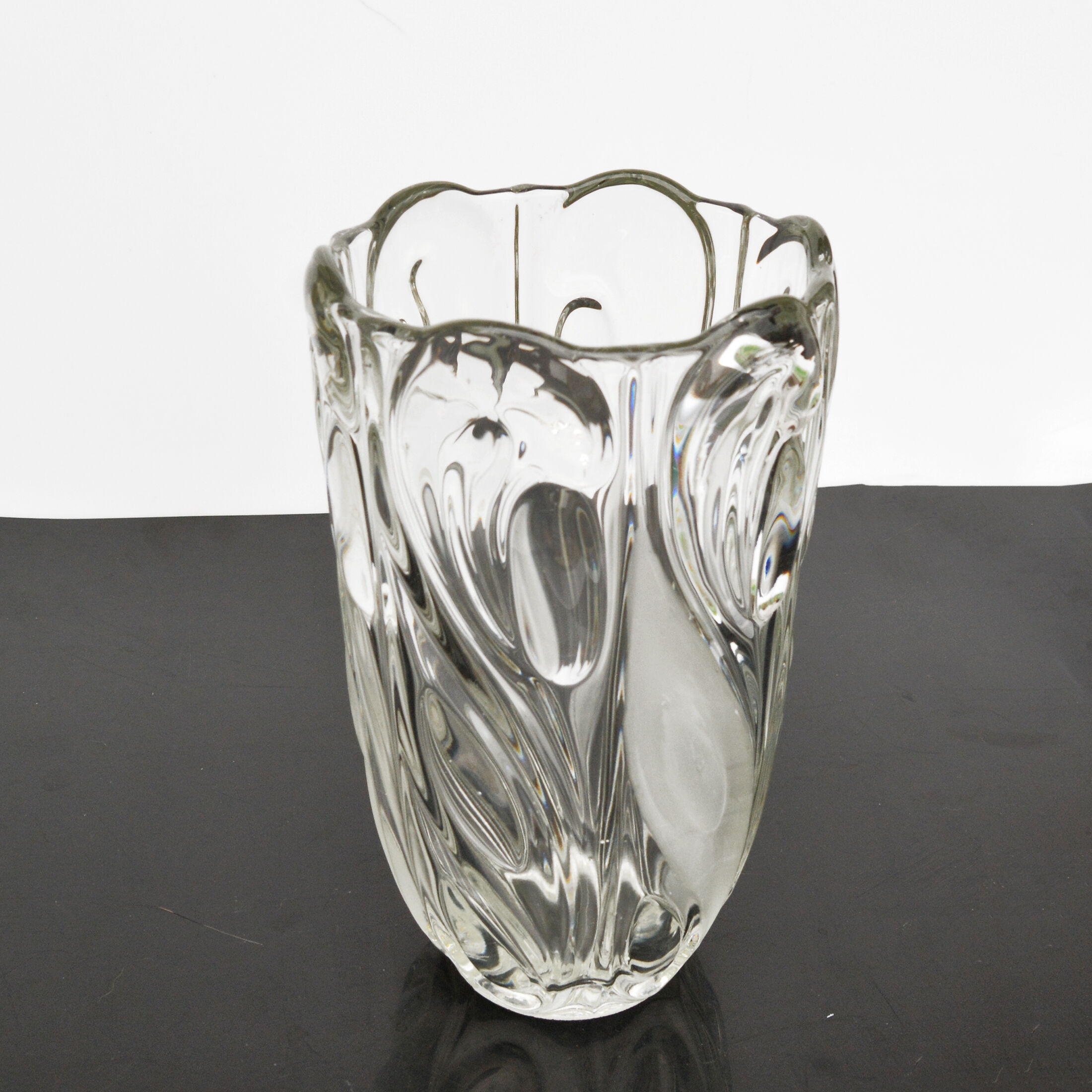 Vase, designed by f. pečený, heřmanova huť, 1970s