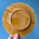 Series of 6 Sarreguemines slip plates