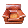 Real thick leather armchair