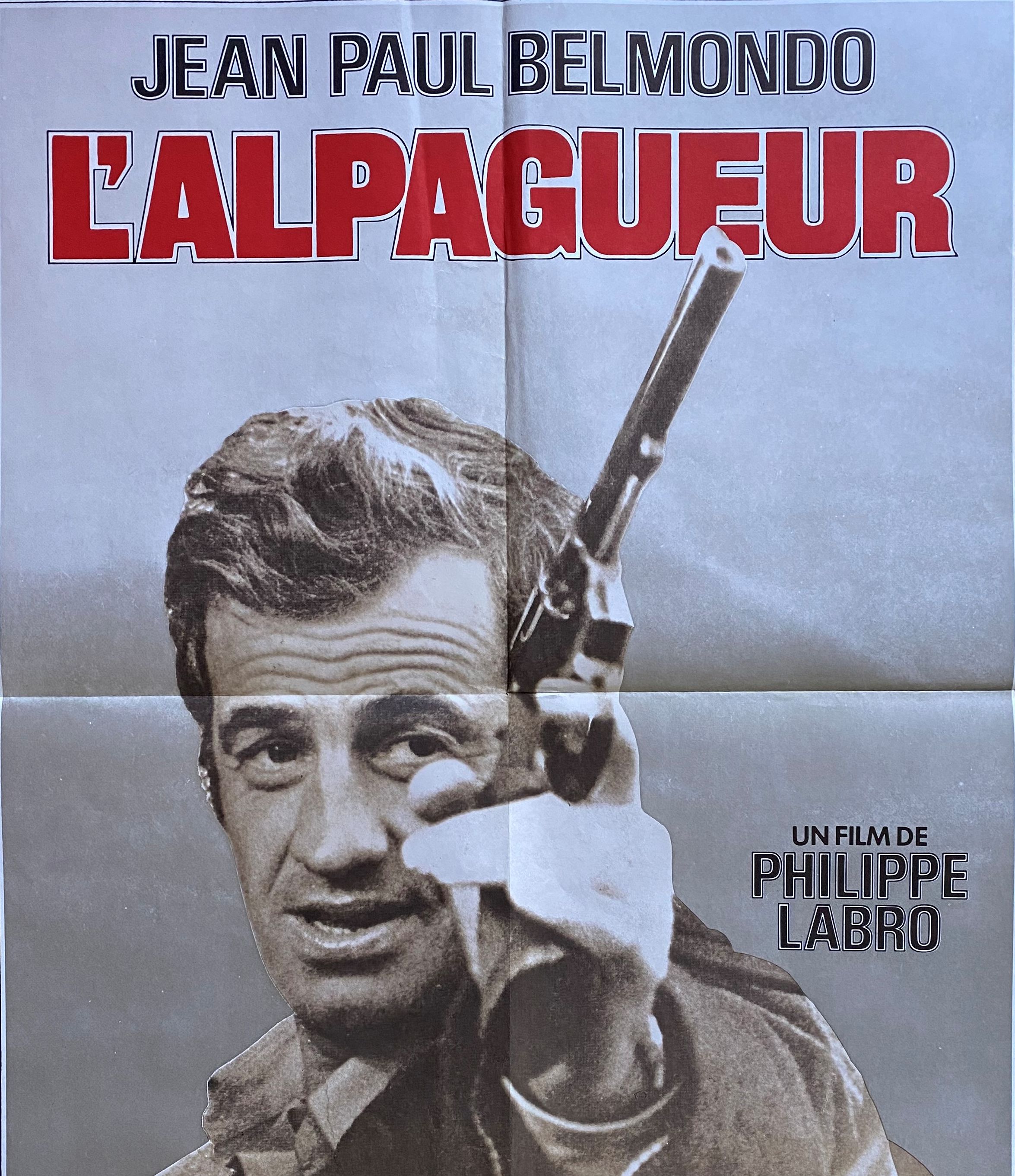 Original cinema poster "L'Alpagueur" Jean-Paul Belmondo 60x80cm 1976