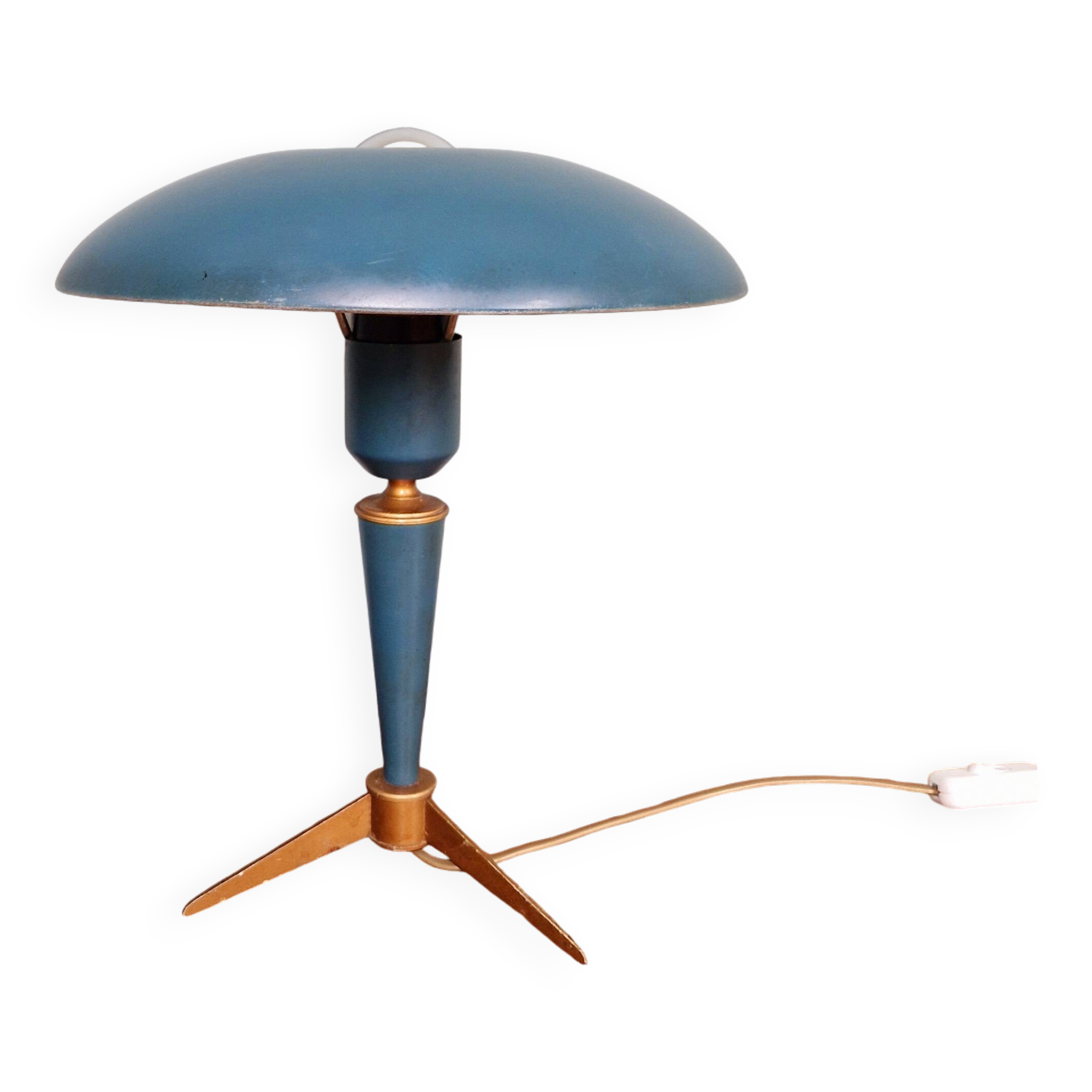 Philips tripod lamp, Bijou model, Louis Kalff design