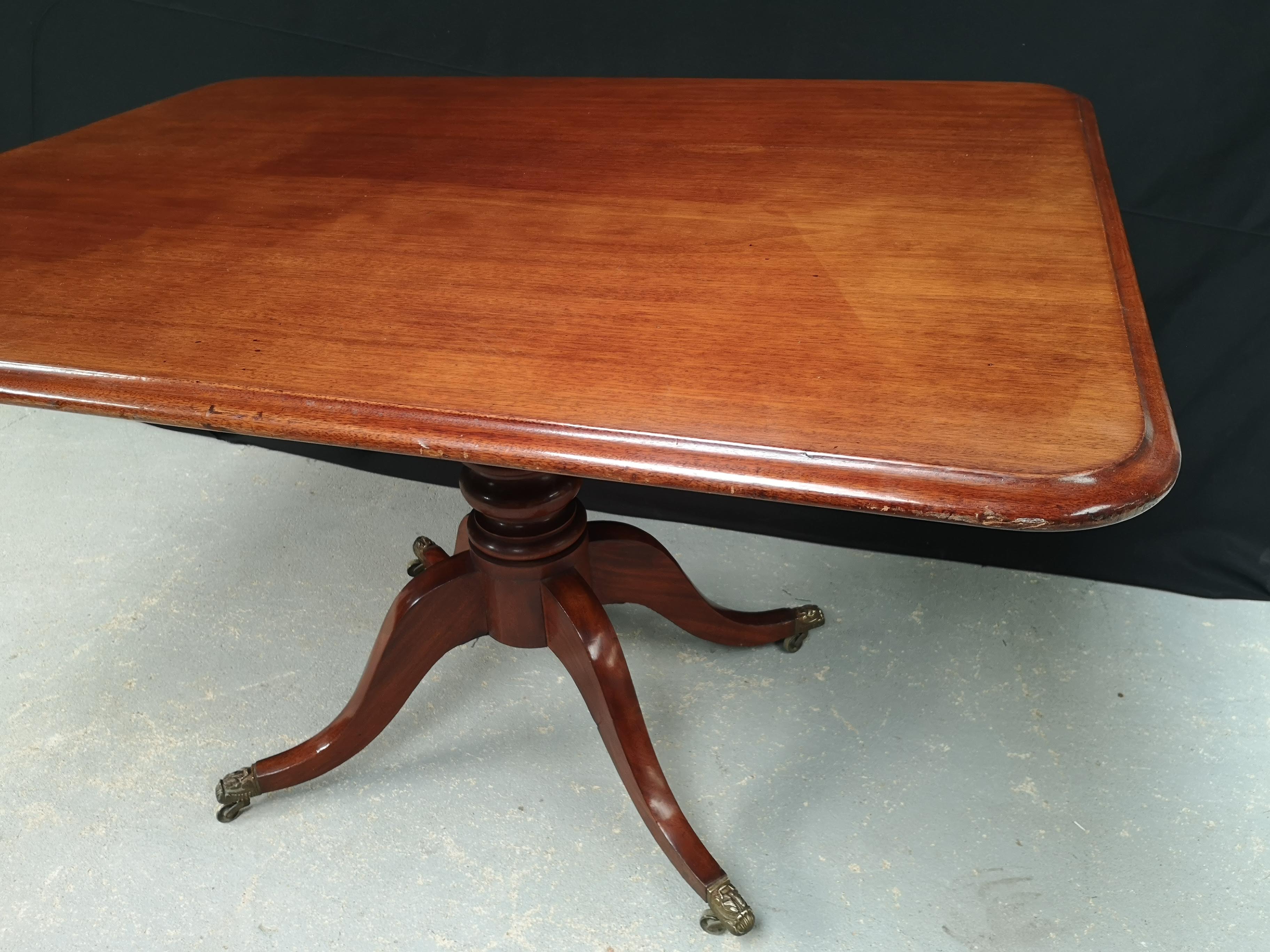 Mahogany English table