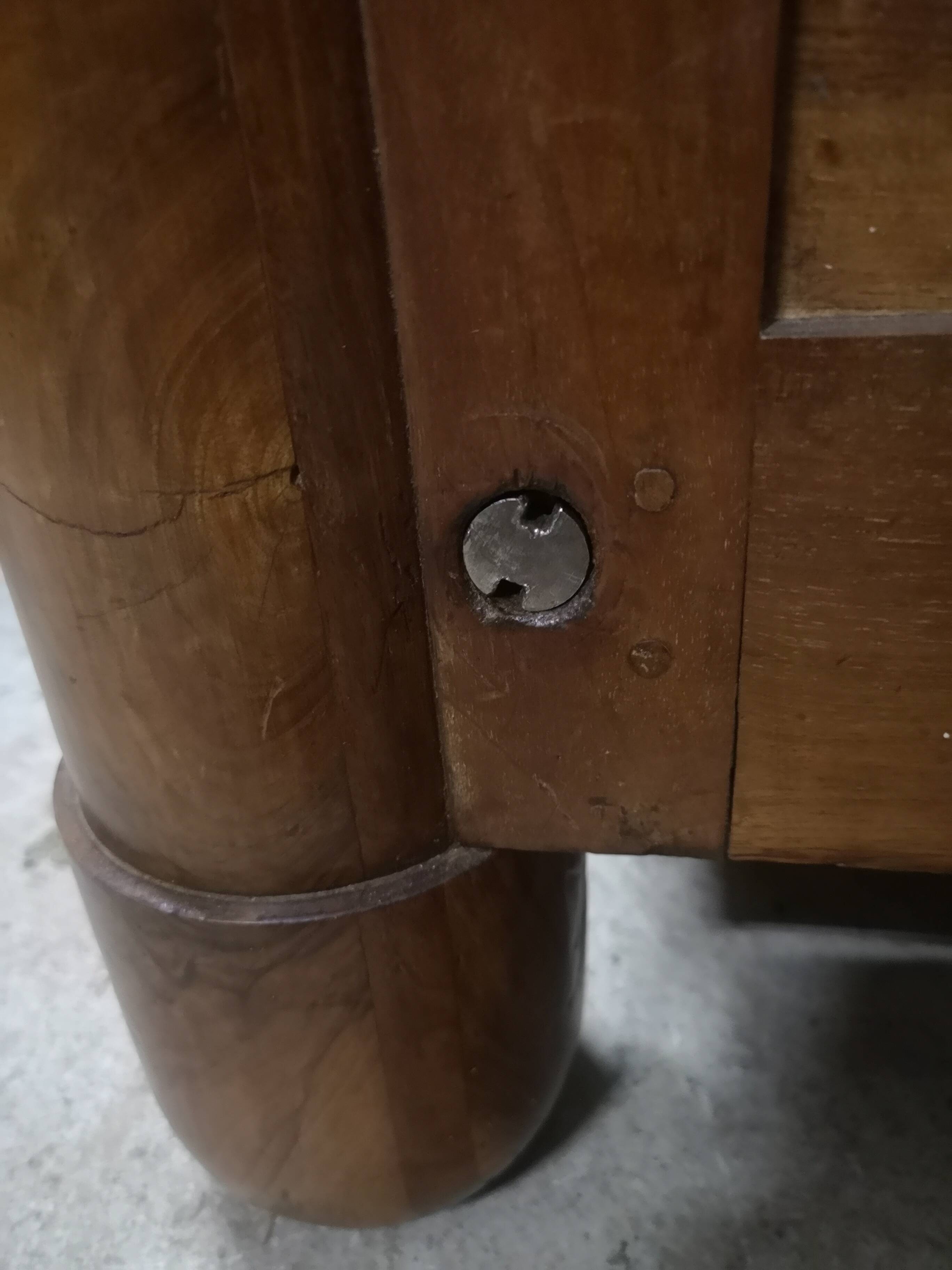 Burl veneer wardrobe