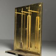 Brass fireplace set 1960s