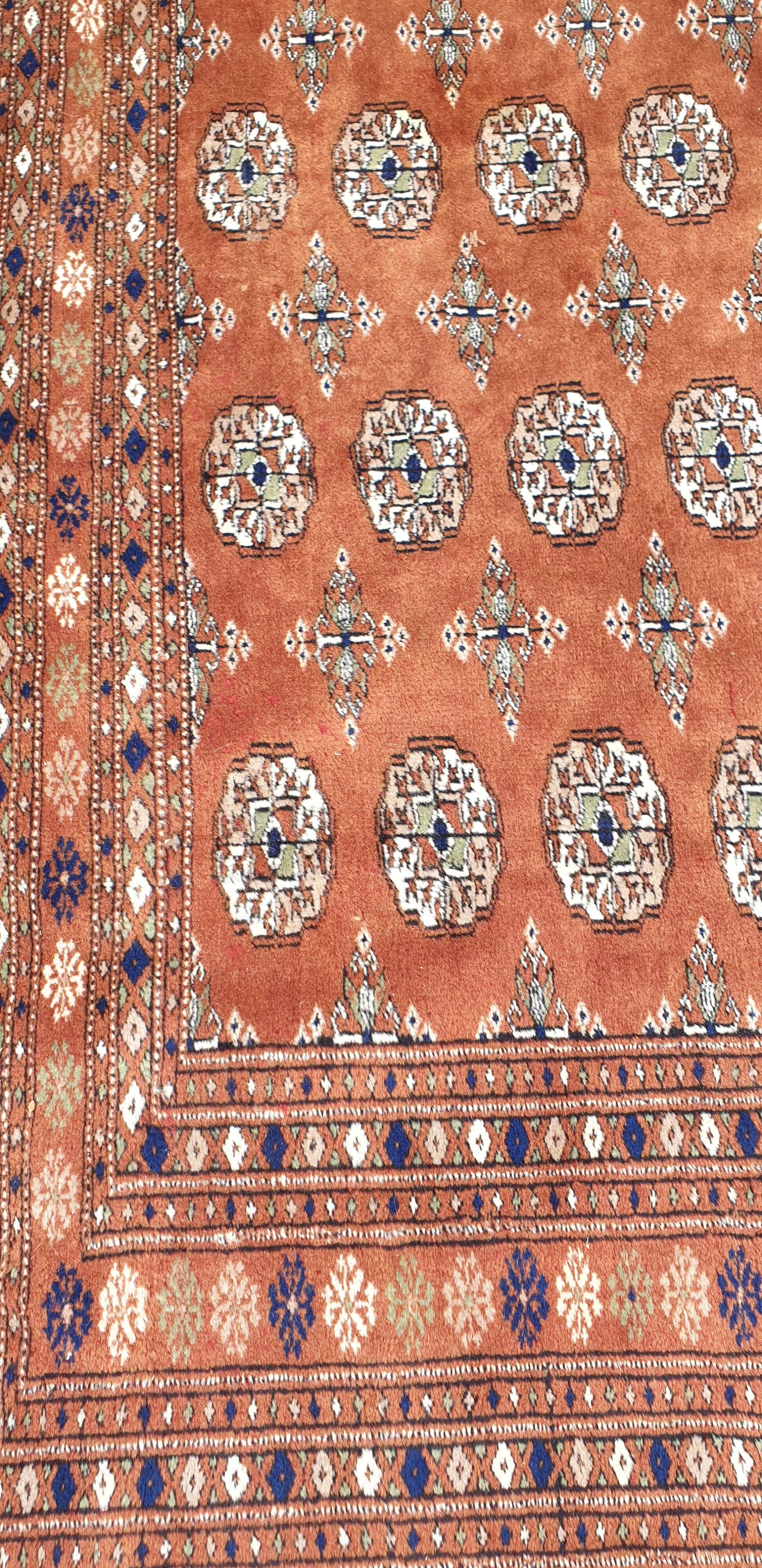 Oriental carpet silk wool