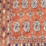 Oriental carpet silk wool