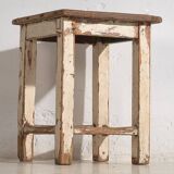 Antique small square tables (circa 1920). 2-piece set