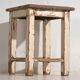 Antique small square tables (circa 1920). 2-piece set