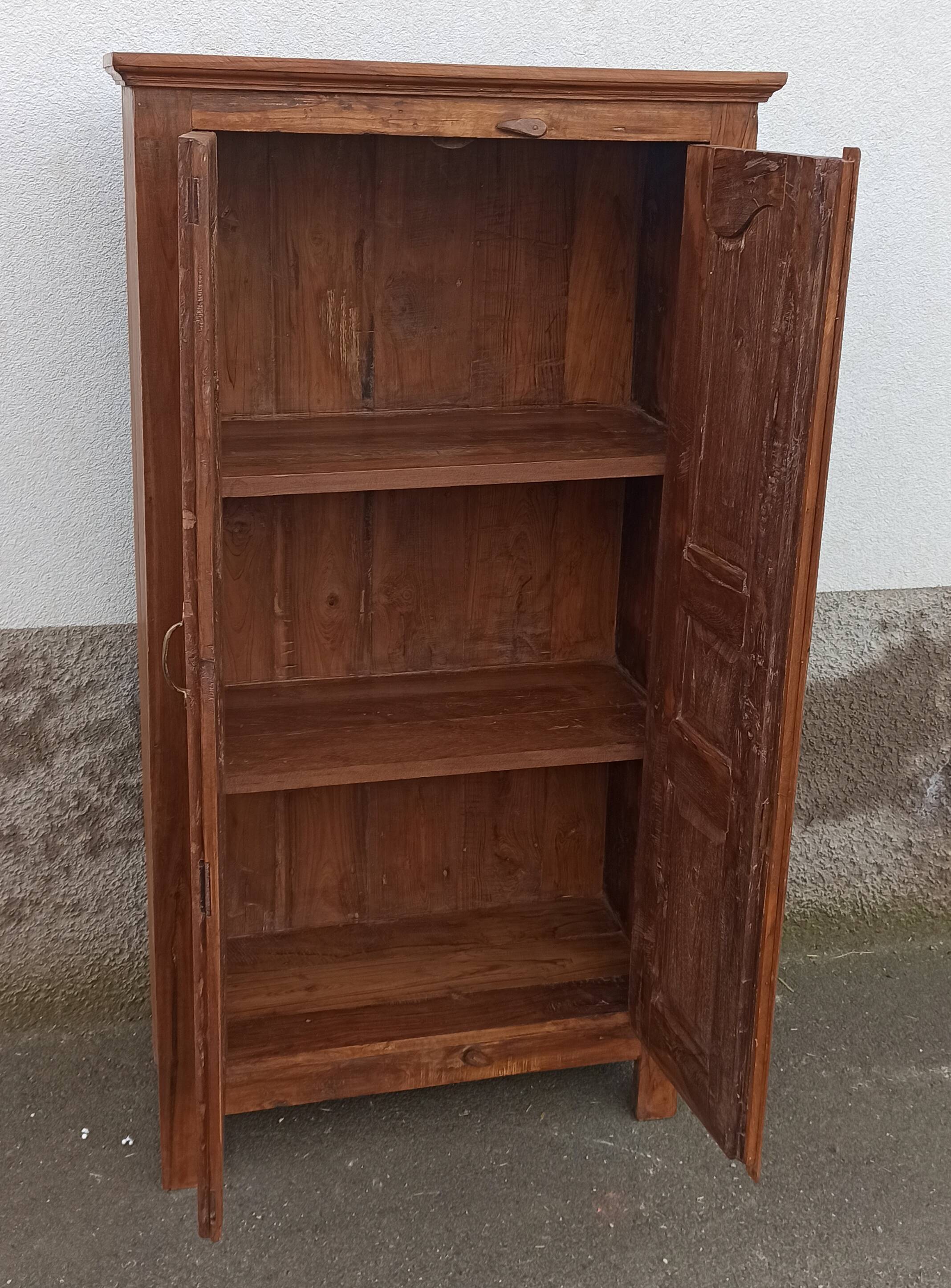 Antique wooden wardrobe
