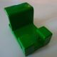 Paire de patères verte, design Olaf von Bohr 70