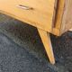 Superbe commode vintage rétro en bois 4 tiroirs pied compas style anné