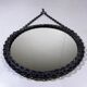 1960's Vintage Wrought Iron Chain Mirror