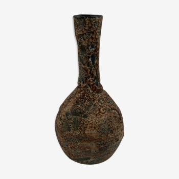 Vintage lava ceramic vase