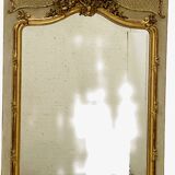 Miroir de style Louis XV en bois et stuc doré XX siècle