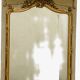 Louis XV style mirror in wood and gilded stucco 20th century
