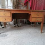Light oak desk