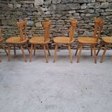 Set of 12 bistro chairs