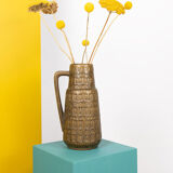 Vase West Germany vert olive