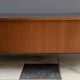 1960s kidney-shaped sideboard in two-tone wood