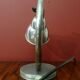 Modernist office lamp - patinated metal - ca 1950