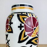 Art Deco vase, Pergola model, Keller & Guérin Lunéville